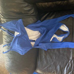 One Piece Blue Swim Suit